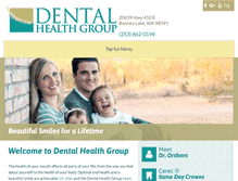 Tablet Screenshot of dentalhg.com